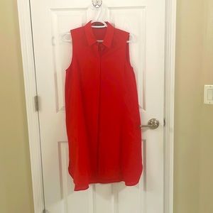Saks Fifth Avenue Linen Shift Dress